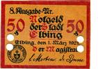 Deutsch-Westpreußen, 50 Pfg. Elbing, -