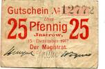 Westpreußen, 25 Pfg. Jastrow, -