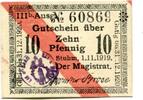 Deutsch-Westpreußen, 10 Pfg. Stuhm, -