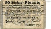 Westpreußen, 50 Pfg. Schöneck, -