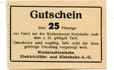 Schlesien 25 Pfg. Waldenburg, -