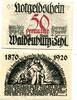 Schlesien 50 Pfg. Waldenburg, -