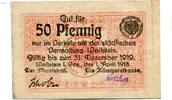 Posen 50 Pfg. Wollstein, -