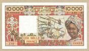 Westafrikanische Staaten, 10000 Francs -