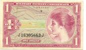 USA, 1 Dollar Serie 641 Military Payment Certificate, -