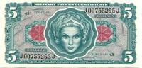 USA, 5 Dollars Serie 641 Military Payment Certificate, -