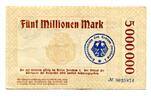 Sachsen-Anhalt 5 Mio..Mk. Burg, -