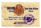 Sachsen-Anhalt 1/2 Mio..Mk. Burg, -