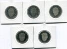 Deutschland 5 x 2 Mark ~ Brandt - kompletter Satz ~ -
