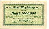 Sachsen-Anhalt 1 Mio. Mk. Magdeburg, -