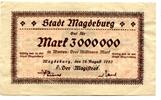 Sachsen-Anhalt 3 Mio. Mk. Magdeburg, -