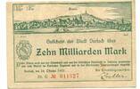 Baden 10 Md. Mk. Durlach, -