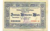 Baden 20 Md. Mk. Emmendingen, -