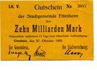 Baden 10 Md. Mk. Ettenheim, -