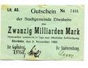 Baden 20 Md. Mk. Ettenheim, -