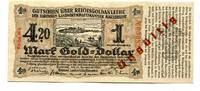 Baden 4.20 Gmk. Karlsruhe, -