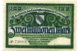 Baden 2 Mio. Mk. Karlsruhe, -
