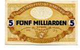 Baden 5 Md. Mk. Karlsruhe, -