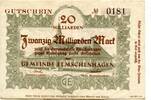 Schleswig-Holstein 20 Md. Mk. Elmschenhagen, -