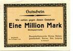 Sachsen 1 Mio. Mk. Borna, -