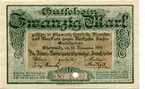 Sachsen 20 Mk. Chemnitz, -