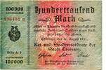 Sachsen 100 T. Mk. Chemnitz, -