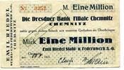 Sachsen 1 Mio. Mk. Chemnitz, -