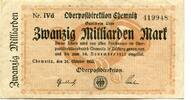 Sachsen 20 Md. Mk. Chemnitz, -