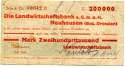 Sachsen 200 T. Mk. Neuhausen, -