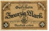 Thüringen 20 Mk. Neustadt a.d.Orla, -