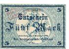 Thüringen 5 Mk. Rudolstadt, -