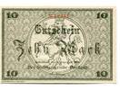 Thüringen 10 Mk. Rudolstadt, -