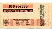 Thüringen 100 Mio. Mk. Weimar, -