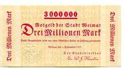 Thüringen 3 Mio. Mk. Weimar, -