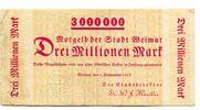 Thüringen 3 Mio. Mk. Weimar, -
