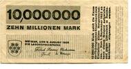 Thüringen 10 Mio. Mk. Weimar, -