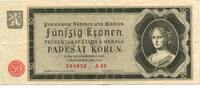Deutsches Reich, 50 Kronen/Korun Böhmen und Mähren, -