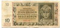 Böhmen und Mähren, 10 Kronen/Korun -