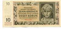 Böhmen und Mähren, 10 Kronen/Korun -