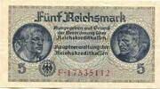 Deutsches Reich, 5 Reichsmark Reichskreditkassen, -