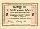 Niedersachsen 2 Mio. Mk. Einbeck, -