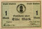 Niedersachsen 1 Mk. Emden, -