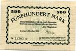 Niedersachsen 500 Mk. Goslar, -