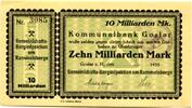 Niedersachsen 10 Md. Mk. Goslar, -