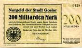 Niedersachsen 20 Md. Mk. Goslar, -