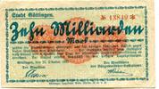 Niedersachsen 10 Md. Mk. Göttingen, -