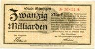 Niedersachsen 20 Md. Mk. Göttingen, -