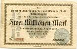 Niedersachsen 2 Mio. Mk. Hemelingen, -