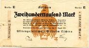 Niedersachsen 200 T. Mk. Katzenstein, -