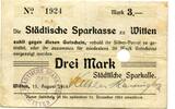 Westfalen 3 Mk. Witten, -